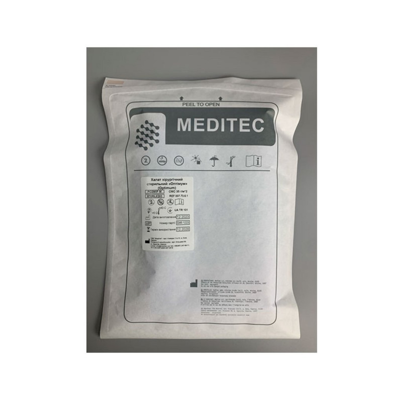 Халат хірургічний стерильний «Оптімум» (Optimum), розмір M